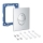 GROHE 42304000 - Splachovacie tlačidlo SKATE AIR 156 × 197 mm lesklý chróm