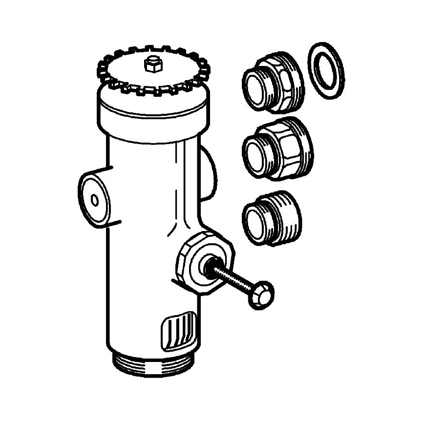 GROHE 43996000 - Tlakový splachovací ventil RONDO 3”