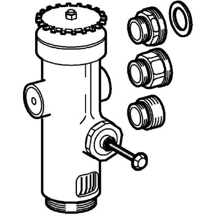 GROHE 43996000 - Tlakový splachovací ventil RONDO 3” lesklý chróm