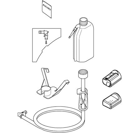 GROHE 46978001 - Sada na odvápnenie SENSIA ARENA lesklý chróm