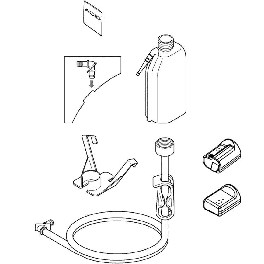 GROHE 46978001 - Sada na odvápnenie SENSIA ARENA lesklý chróm