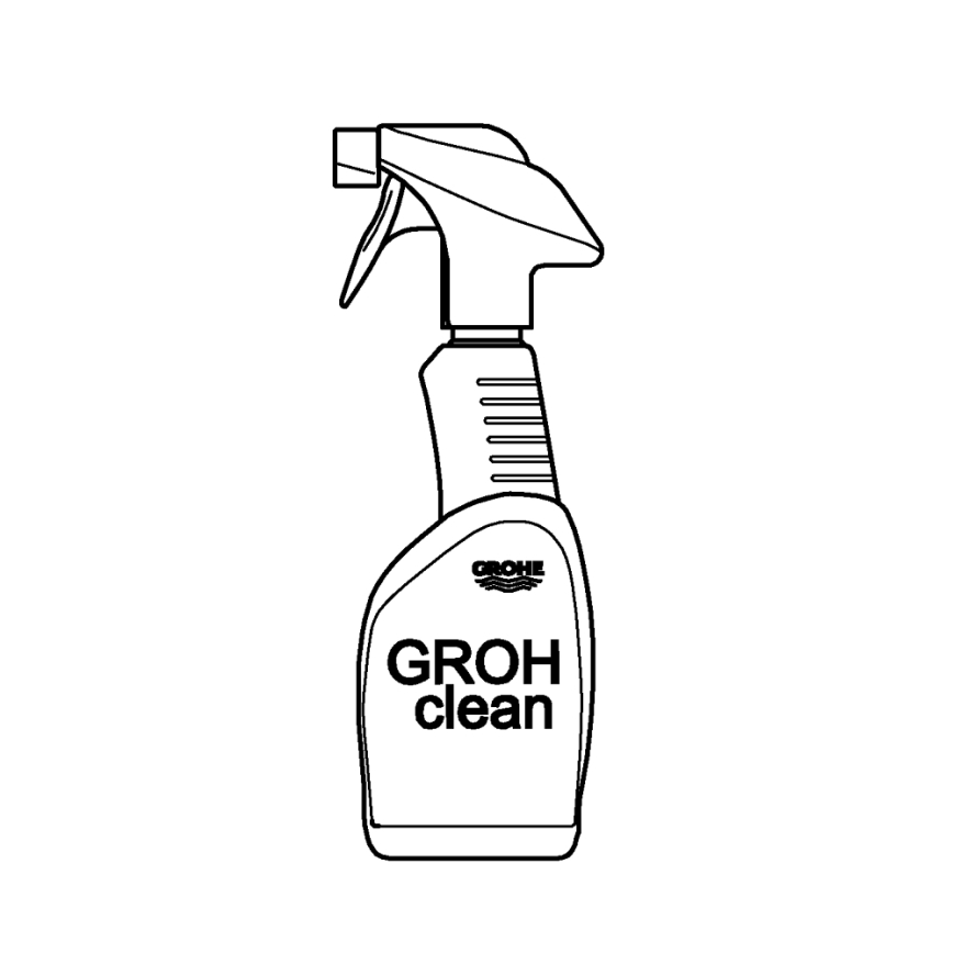 GROHE 48166000 - Čistiaci prostriedok GROHCLEAN 500 ml
