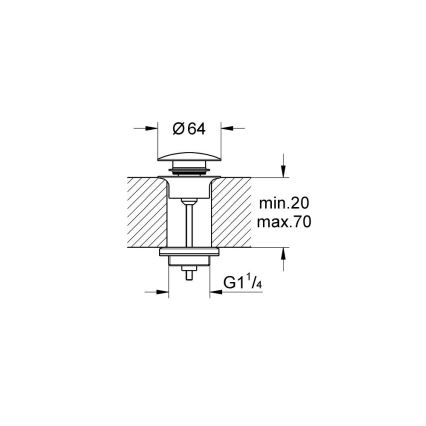 GROHE 65807DA0 - Odpadová súprava zlatá