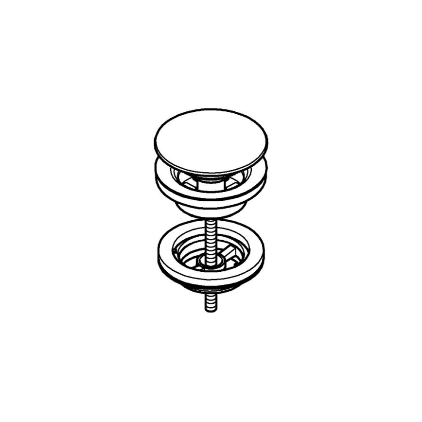 GROHE 65807GN0 - Zlata odtokna garnitura