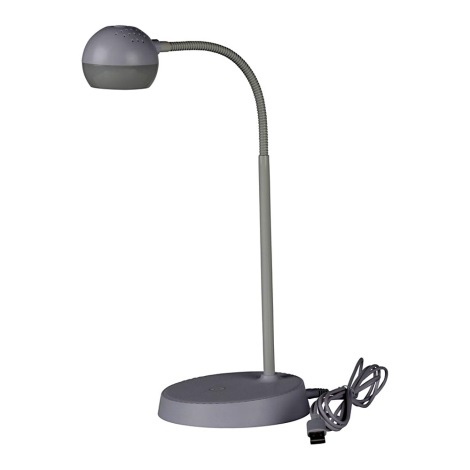 Grundig 95 – LED Stolná lampa 1xLED/4,5W/USB kábel