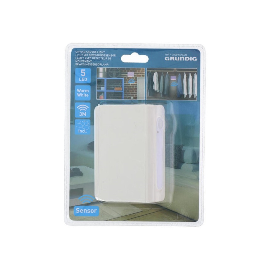Grundig - LED Nočné svetlo so senzorom LED/3xAAA