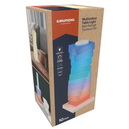 Grundig - LED RGB Dotyková stolná lampa LED/4W/5V