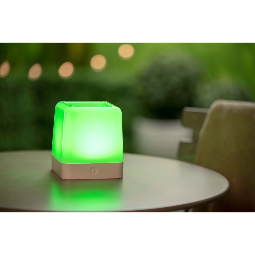 Grundig - LED RGB Solárna lampa LED/3,7V