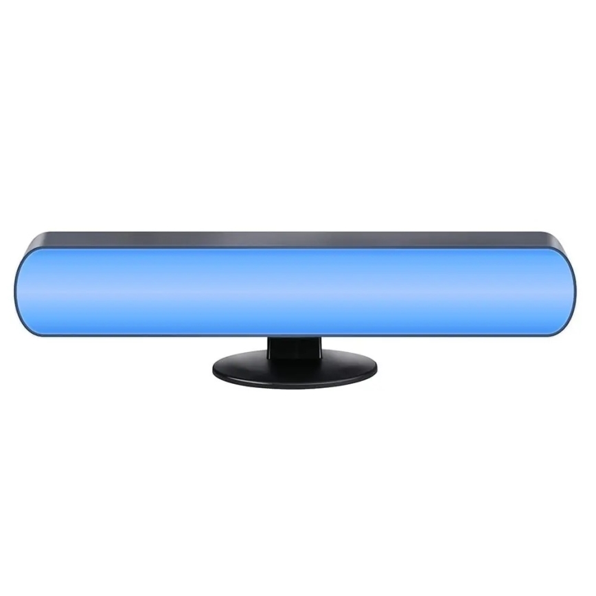 Grundig - LED RGBW Stmievateľná stolná lampa LED/0,7W/5V čierna + diaľkové ovládanie