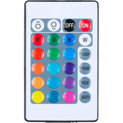 Grundig - LED RGBW Stmievateľná stolná lampa LED/0,7W/5V čierna + diaľkové ovládanie