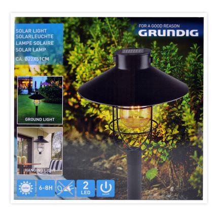 Grundig - LED solárna lampa LED/1,2V 600 mAh