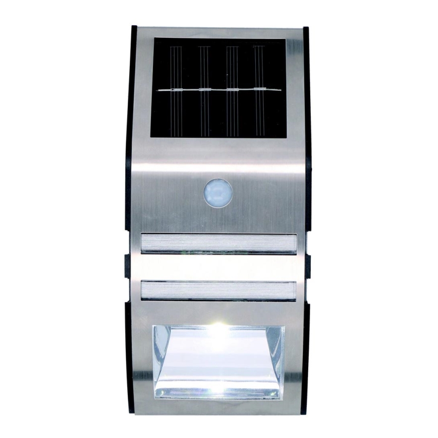 Grundig - LED Solárne nástenné svietidlo so senzorom LED/1xAA 600mAh IP64