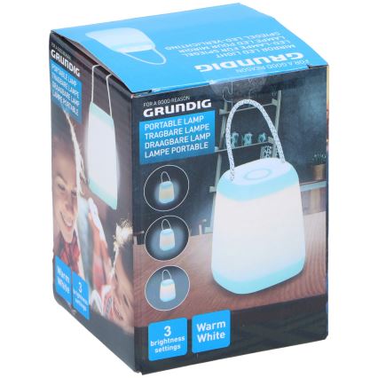 Grundig - LED Stmievateľná prenosná lampa LED/3xAA