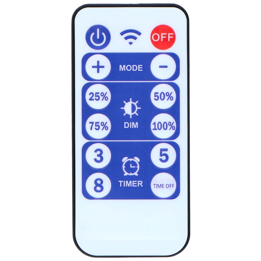 Grundig - LED stmievateľný solárny reťazec 50xLED/8 funkcií 9,35 m IP44 teplá biela 600 mAh + diaľkové ovládanie
