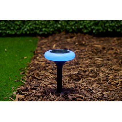 Grundig - RGB LED solárne svietidlo LED/1,2 V 300 mAh