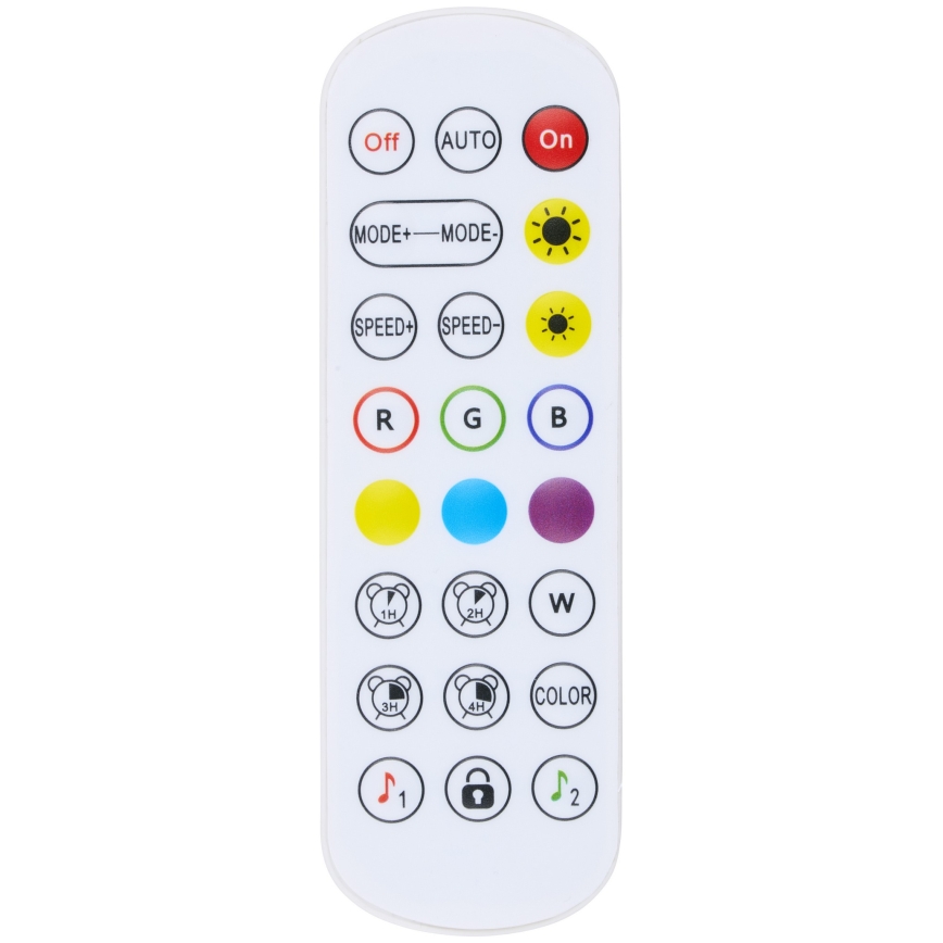 Grundig - LED RGB Stmievateľná stojacia lampa LED/5W/5V + diaľkové ovládanie
