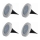 Grundig - SADA 4x LED Solárne svietidlo LED/1W/1,2V 600 mAh IP65
