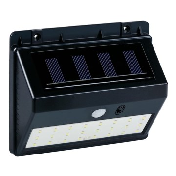 Grundig - solárne LED nástenné svietidlo s čidlom LED/1,2V 600 mAh IP44