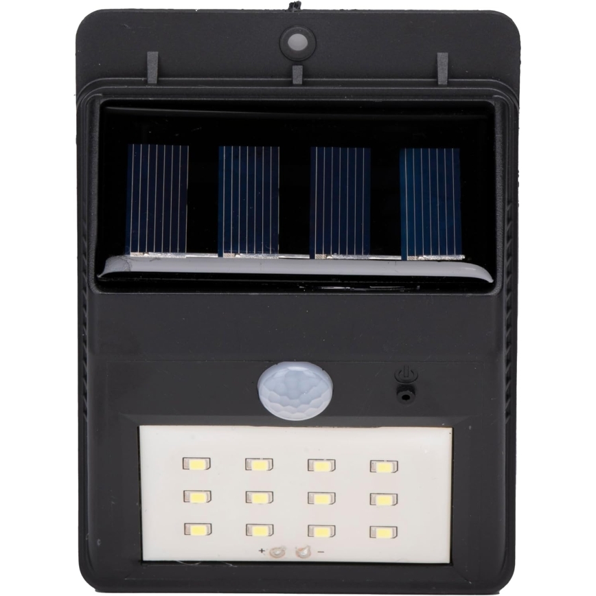 Grundig - Solárne nástenné LED svietidlo s pohybovým senzorom, 1,2 V / 600 mAh, IP44