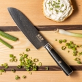 Gudaro - Damaškový Santoku kuchynský nôž AKIRO 7