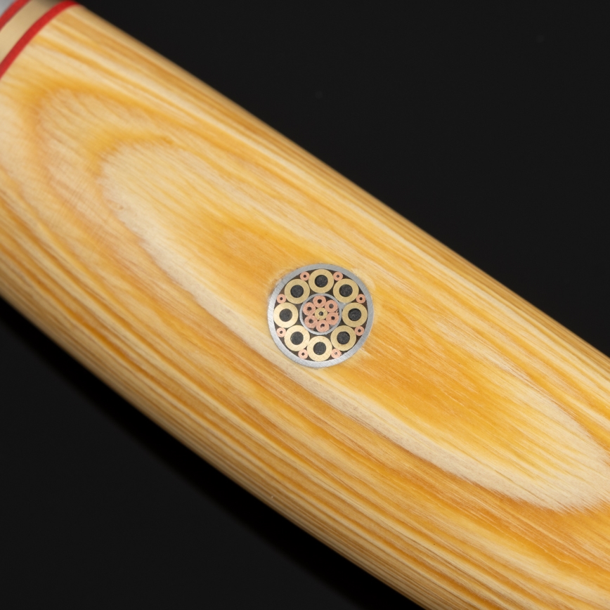 Gudaro - Damaškový Santoku kuchynský nôž HIKARI 7, 67 vrstiev ocele, dĺžka 17,5 cm