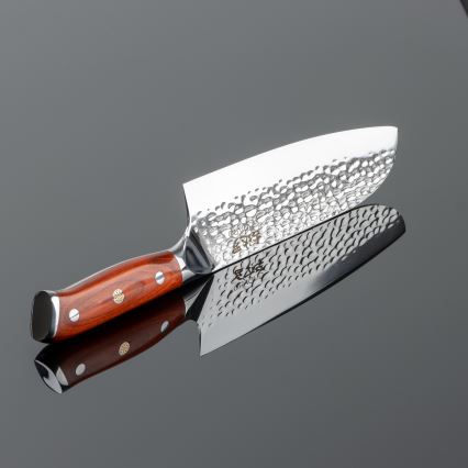 Gudaro - Damaskový Santoku kuchynský nôž MIYABI 7, 67 vrstiev ocele, dĺžka 17,5 cm