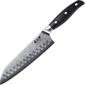 Gudaro - damaškový Santoku kuchynský nôž SHIRO 7