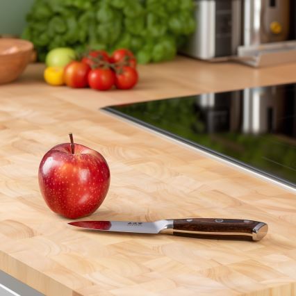 Gudaro - Kuchynský nôž PARING 7,6 cm damašková oceľ