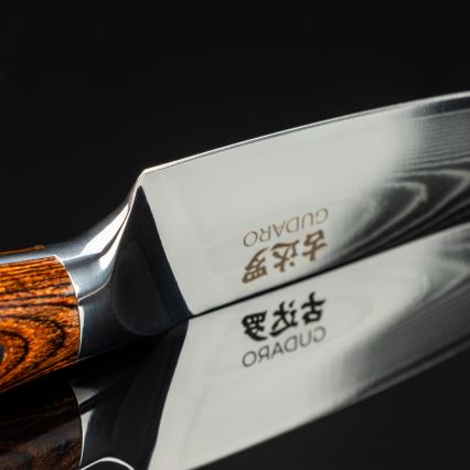 Gudaro - Kuchynský nôž PARING 7,6 cm damašková oceľ