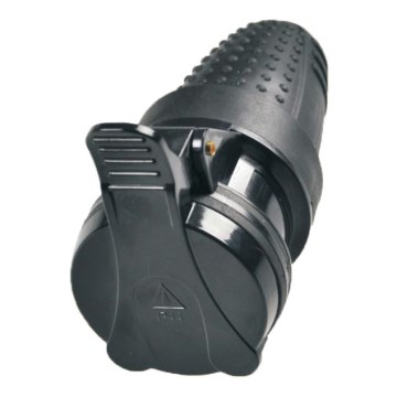 Gumová zástrčka do vlhkého prostredia 230V/16A Gumová zástrčka do vlhkého prostredia 230V/16A