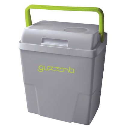 Guzzanti GZ 22B - Prenosná autochladnička 22 l 58W/12V/230V sivá/zelená