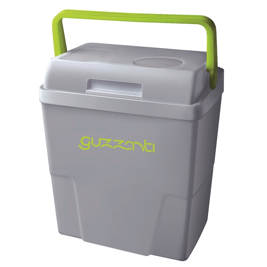 Guzzanti GZ 22B - Prenosná autochladnička 22 l 58W/12V/230V sivá/zelená