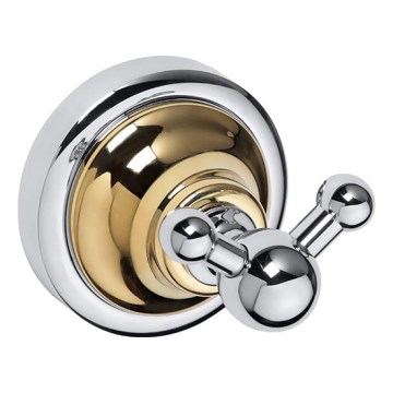 Háčik 6,5x6,5 cm strieborný/zlatý