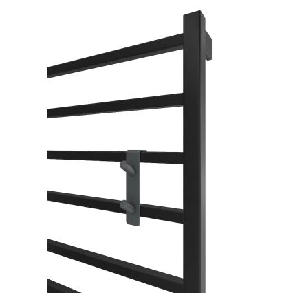 Háčik na radiátor INOX nerez/antracit