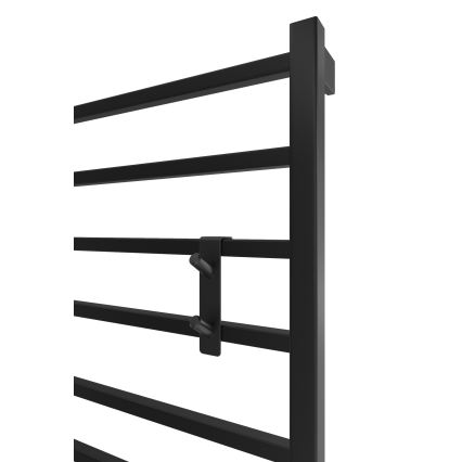 Háčik na radiátor INOX nerez/čierny