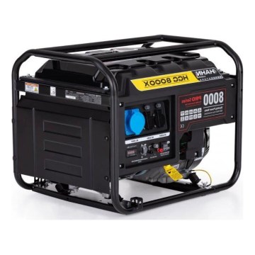 Hahn & Sohn 7410 - Benzínová elektrocentrála HGG 8000X 6500W