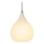 Halo Design 407931 - Luster na lanku DROPS 1xE27/40W/230V pr. 30 cm biela/matný chróm
