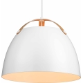 Halo Design 734870 - Luster na lane OSLO 1xE27/40W/230V pr. 40 cm biela/dub