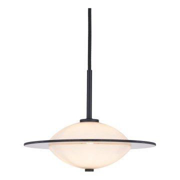 Halo Design 743582 - Závesné svietidlo na lanku ORBIT 1xG9/7W/230V, priemer 24 cm, biela/čierna/dymová sivá