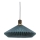Halo Design 744275 - Luster na lanku PARIS 1xE27/60W/230V, priemer 56 cm, modrá/mosadz/dub