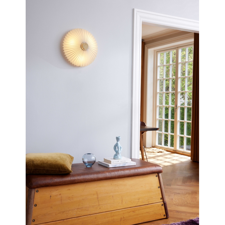 Halo Design 745081 - Nástenné svietidlo PARIS 3xG9/28W/230V priemer 40 cm biela/mosadz/dub