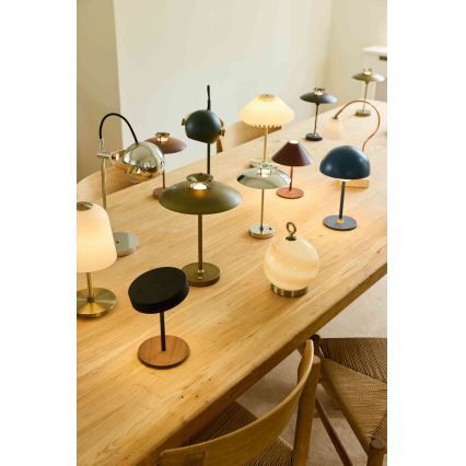 Halo Design 745777 - LED stmievateľná nabíjateľná stolná lampa ON THE MOVE LED/2,5W/4000 mAh čierna/drevo