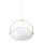 Halo Design 746347 - Závesné svietidlo s lankom DC 1xE27/40W/230V pr. 40 cm biela/dub