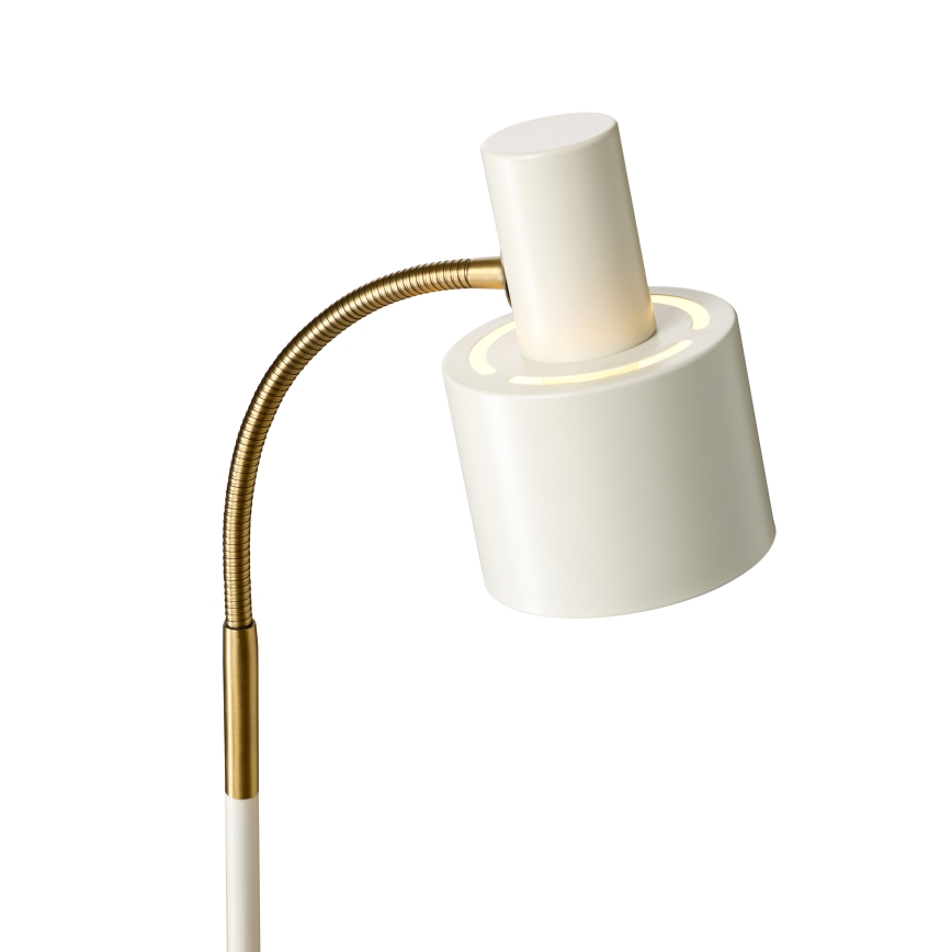 Halo Design 746859 - Stojacia lampa VOGUE 1xE27/40W/230V krémová/mosadz