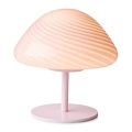 Halo Design 747047 - Stolná lampa CANDY MINI MUSH 1xG9/25W/230V pr. 17 cm ružová