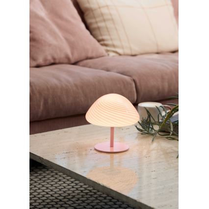 Halo Design 747047 - Stolná lampa CANDY MINI MUSH 1xG9/25W/230V pr. 17 cm ružová