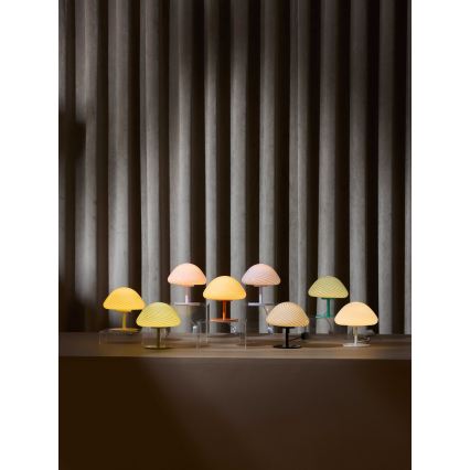 Halo Design 747047 - Stolná lampa CANDY MINI MUSH 1xG9/25W/230V pr. 17 cm ružová