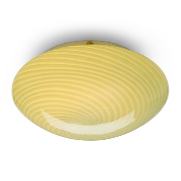 Halo Design 748747 - Stropné svietidlo CANDY 1xE27/40W/230V pr. 30 cm zelená/mosadz