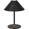 Halo Design 800803 - LED stmievateľná vonkajšia dobíjateľná stolná lampa HYGGE LED/3W/4000 mAh IP54 čierna
