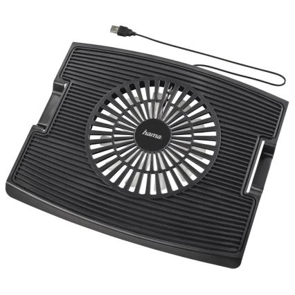 Hama - Chladiaca podložka pre notebook 1x ventilátor USB čierna